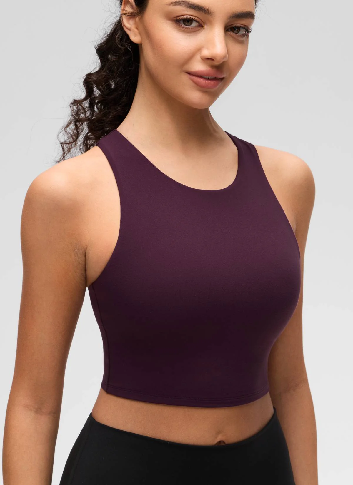 Butterluxe High Neck Built in Bra Tank - Image 5