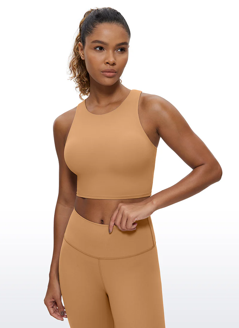 Butterluxe High Neck Built in Bra Tank - Image 6