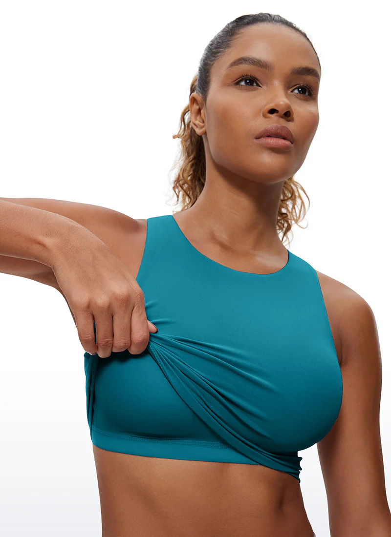 Butterluxe High Neck Built in Bra Tank - Image 10