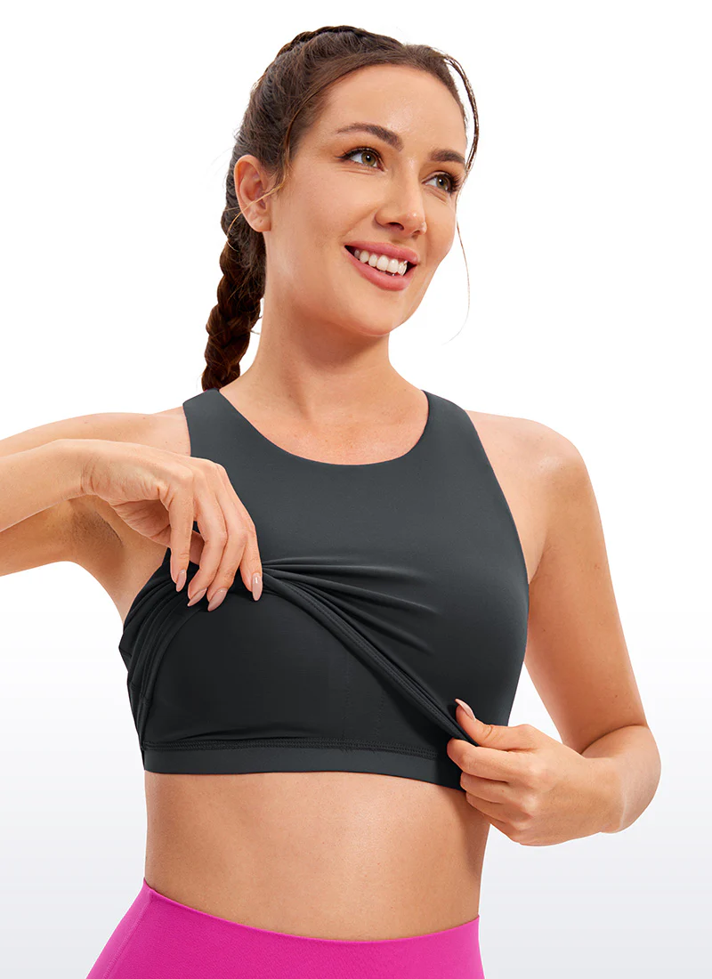 Butterluxe High Neck Built in Bra Tank - Image 21