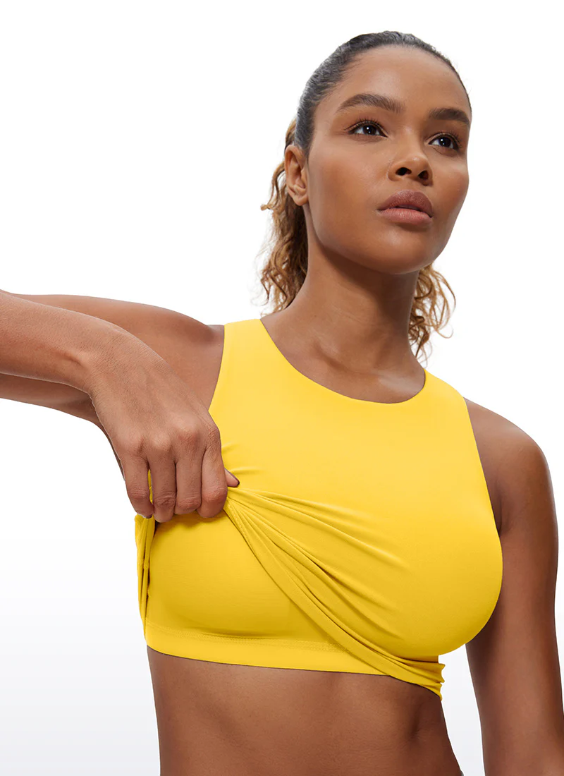 Butterluxe High Neck Built in Bra Tank - Image 11