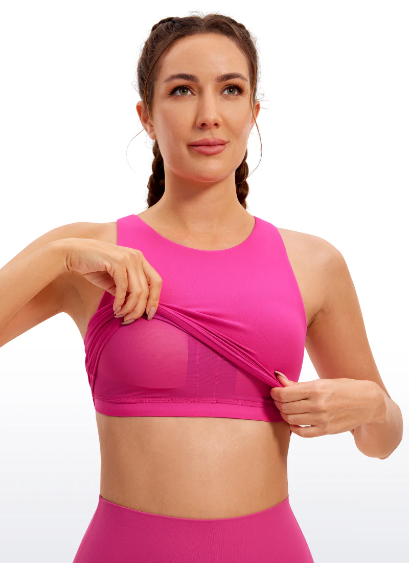 Butterluxe High Neck Built in Bra Tank - Image 4