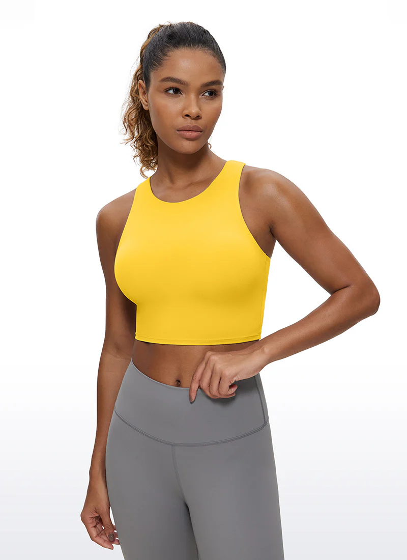 Butterluxe High Neck Built in Bra Tank - Image 9