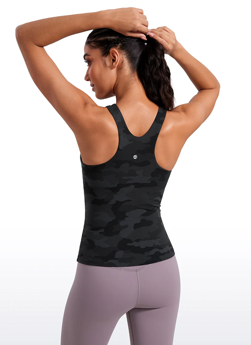 Butterluxe Built in Bra Scoop Neck Tank - Image 55