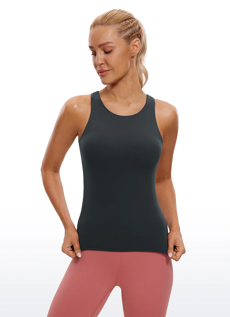 Butterluxe Built in Bra Scoop Neck Tank - Image 10