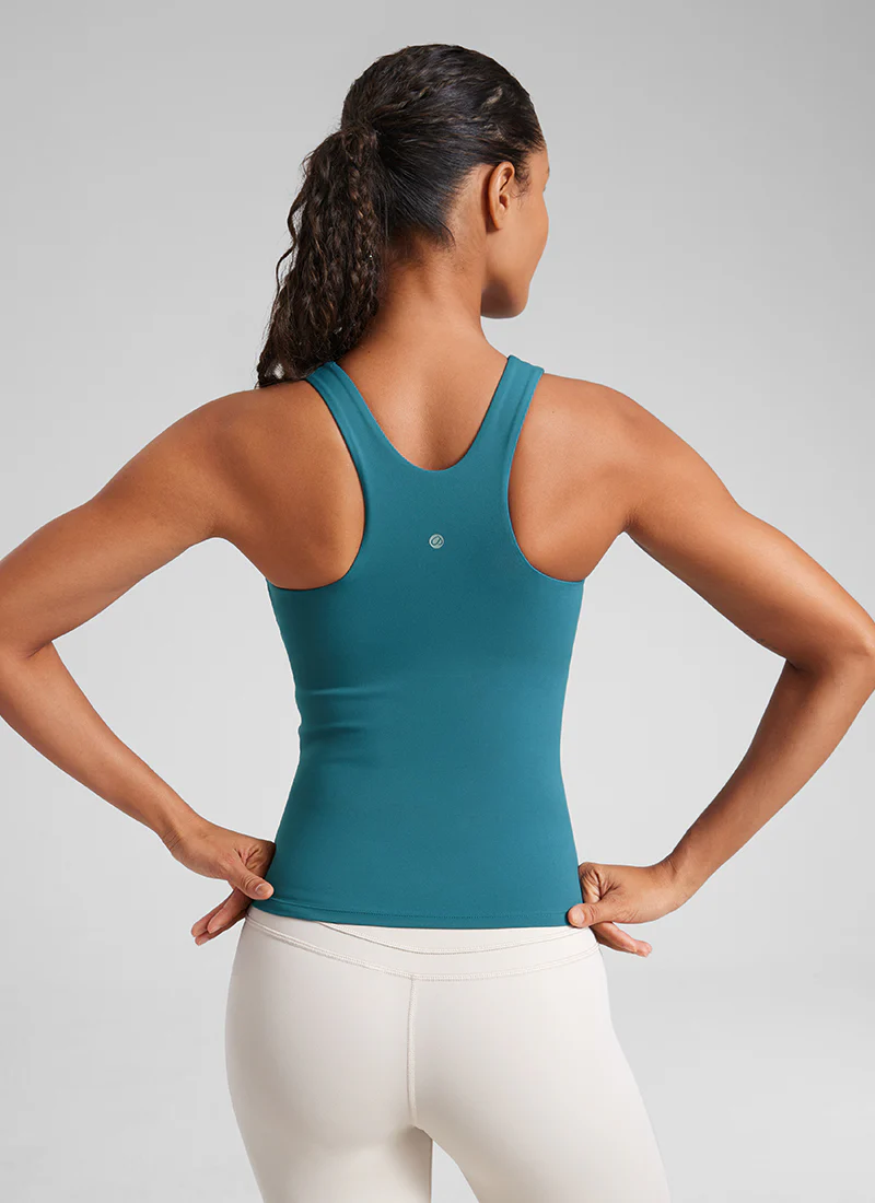 Butterluxe Built in Bra Scoop Neck Tank - Image 14
