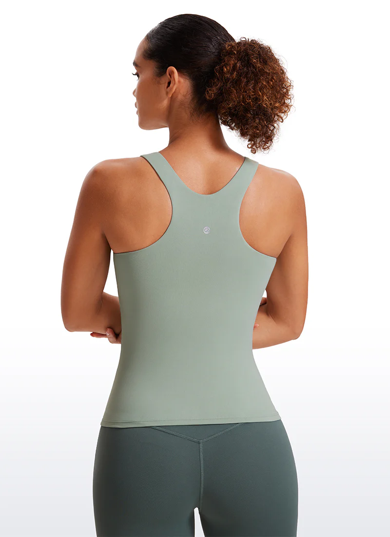 Butterluxe Built in Bra Scoop Neck Tank - Image 18