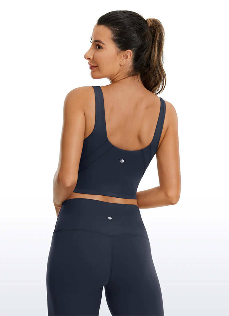 Butterluxe V Neck Built in Bra Tank - Image 2