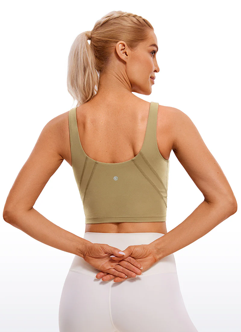Butterluxe V Neck Built in Bra Tank - Image 2