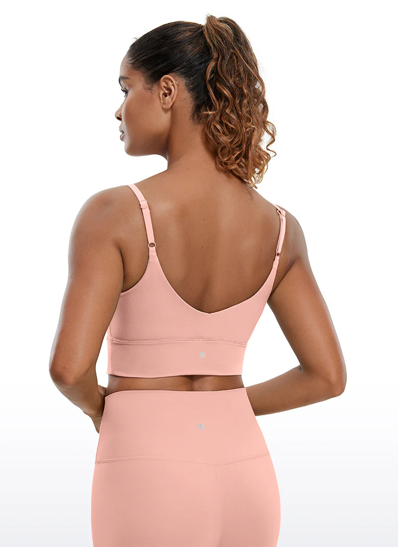 Brushed Nakedfeel Longline Adjustable Bra - Image 15