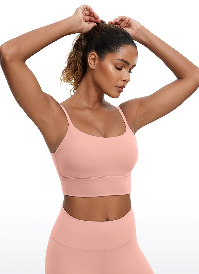 Brushed Nakedfeel Longline Adjustable Bra - Image 16