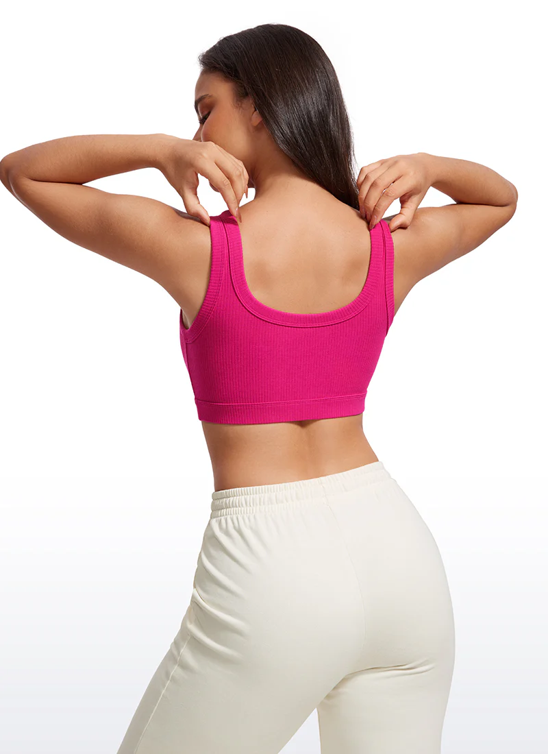 Ribbed U Back Sports Bra - Image 6