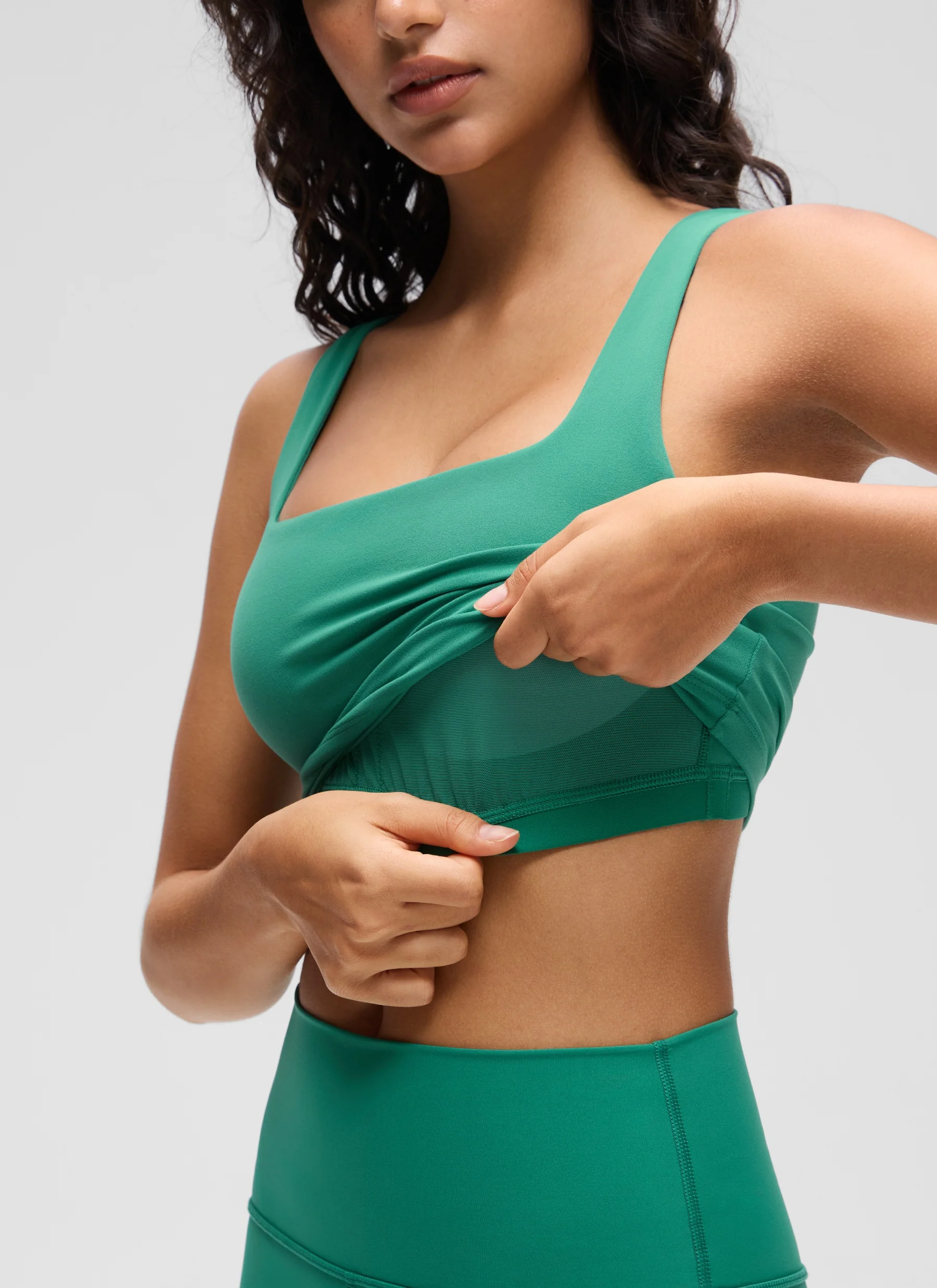 Butterluxe Square Neck Built in Bra Tank - Image 15