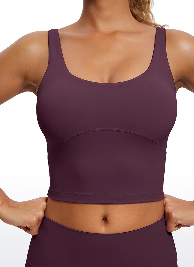 Butterluxe U Back Longline Built-in Bra Tanks - Image 18