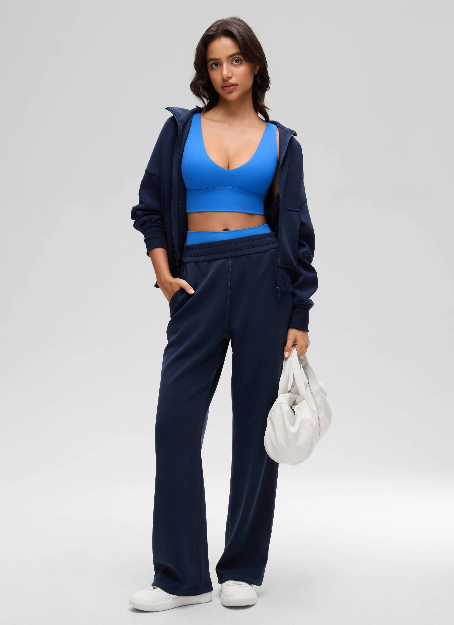 Butterluxe Deep V Neck Longline Sports Bra - Image 35