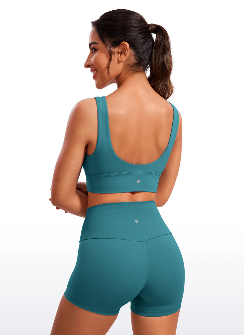 Butterluxe Deep V Neck Longline Sports Bra - Image 39