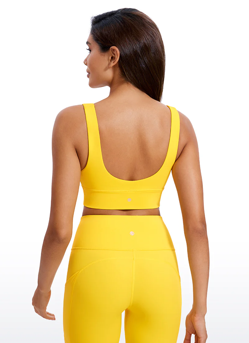 Butterluxe Deep V Neck Longline Sports Bra - Image 44