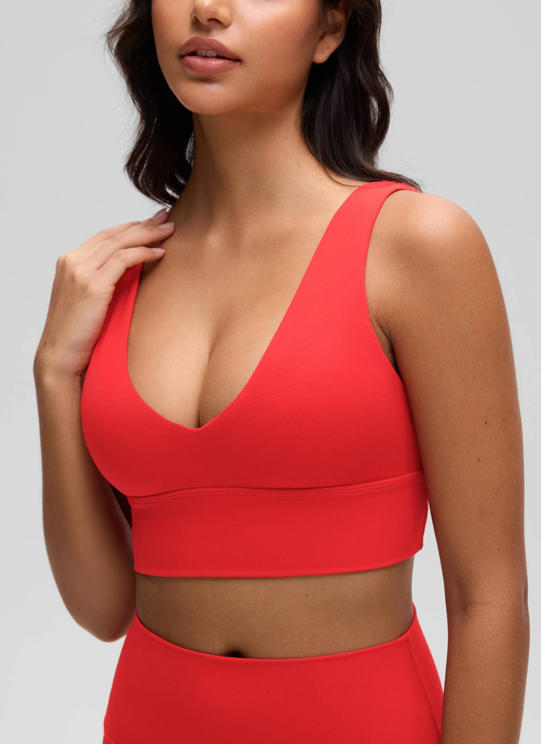 Butterluxe Deep V Neck Longline Sports Bra - Image 51