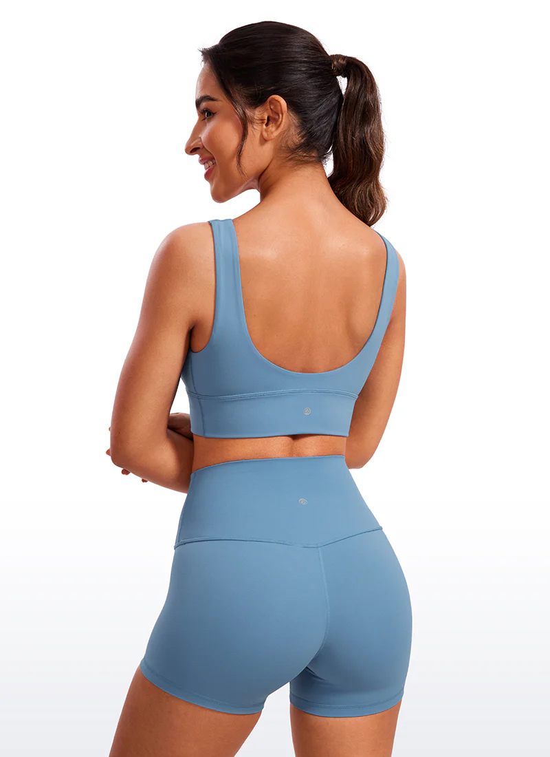 Butterluxe Deep V Neck Longline Sports Bra - Image 54