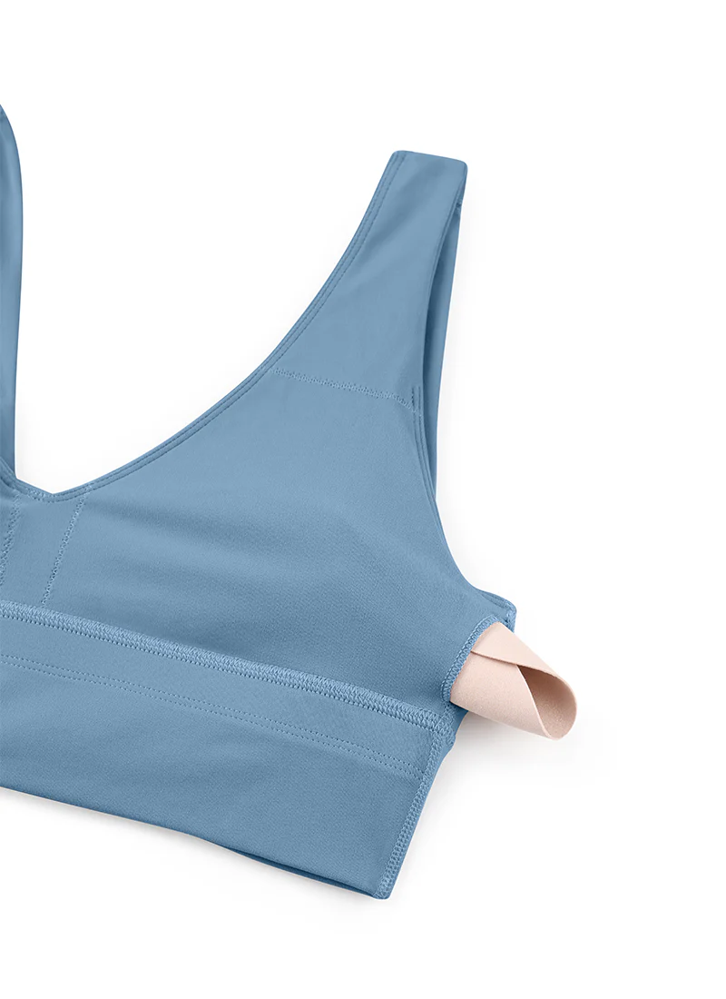 Butterluxe Deep V Neck Longline Sports Bra - Image 57