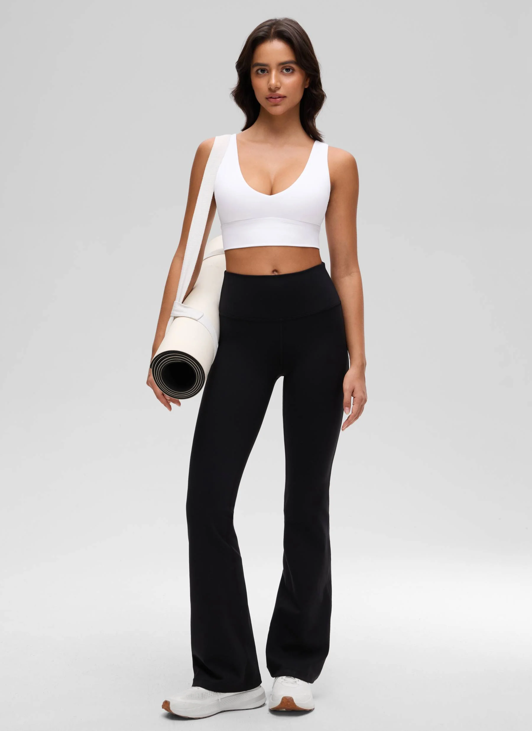Butterluxe Deep V Neck Longline Sports Bra - Image 60