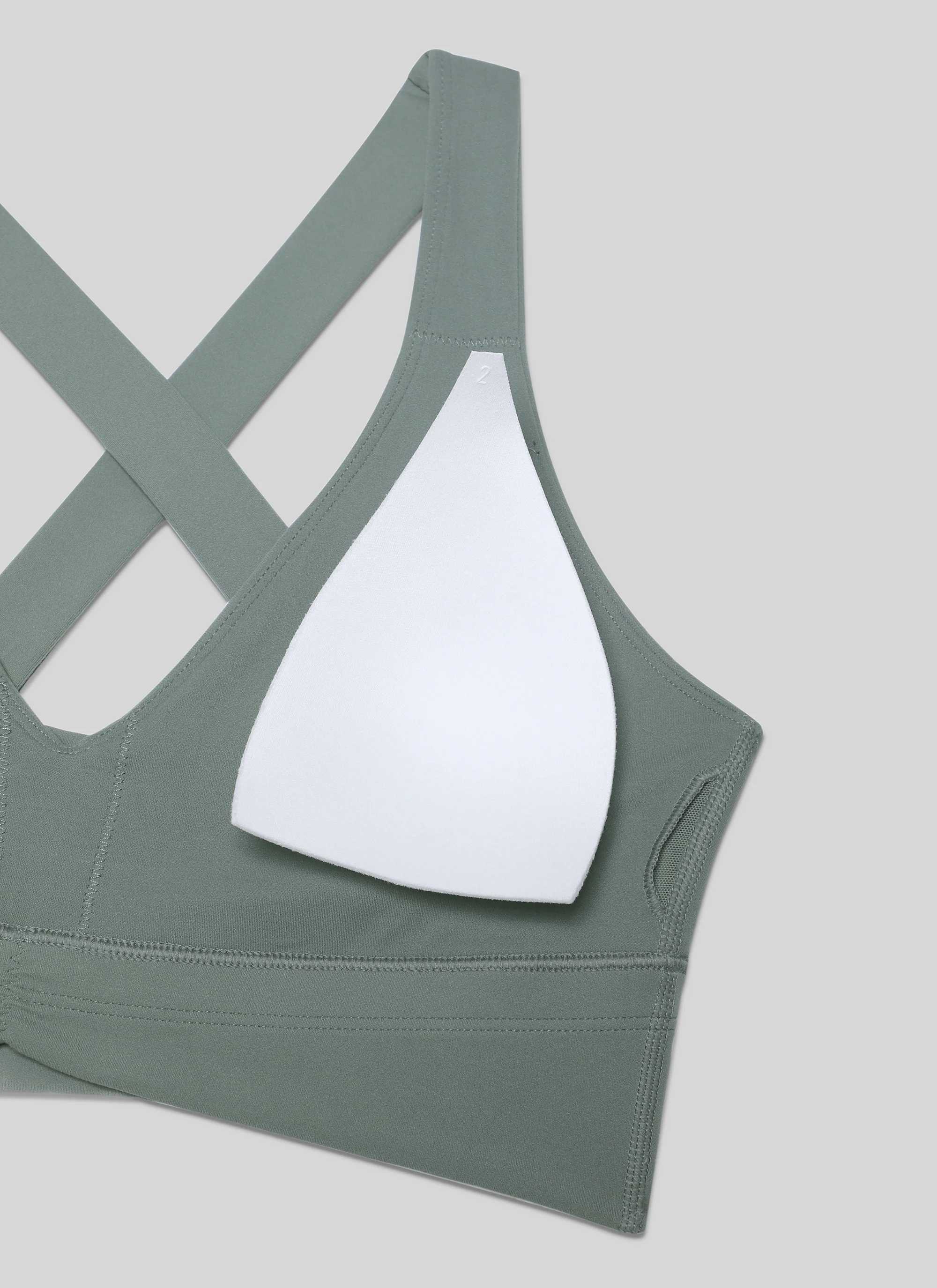 Butterluxe V Neck Ruched Longline Bras - Image 34