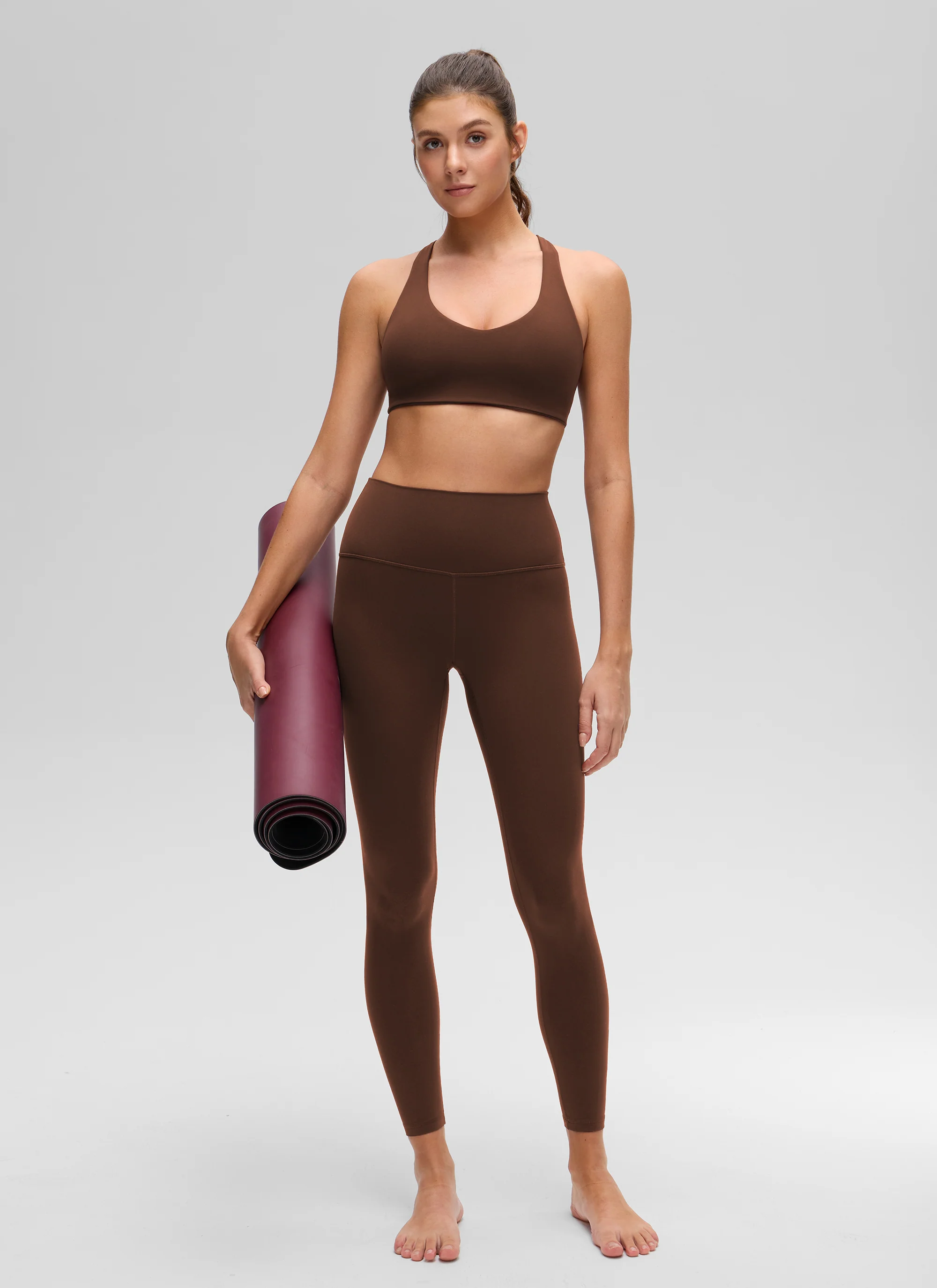 Butterluxe V Neck Racerback Sports Bra - Image 27