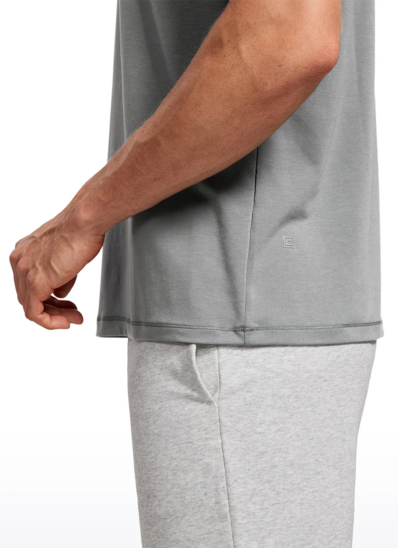 Quick Dry High Crewneck Short Sleeves Shirts - Image 40