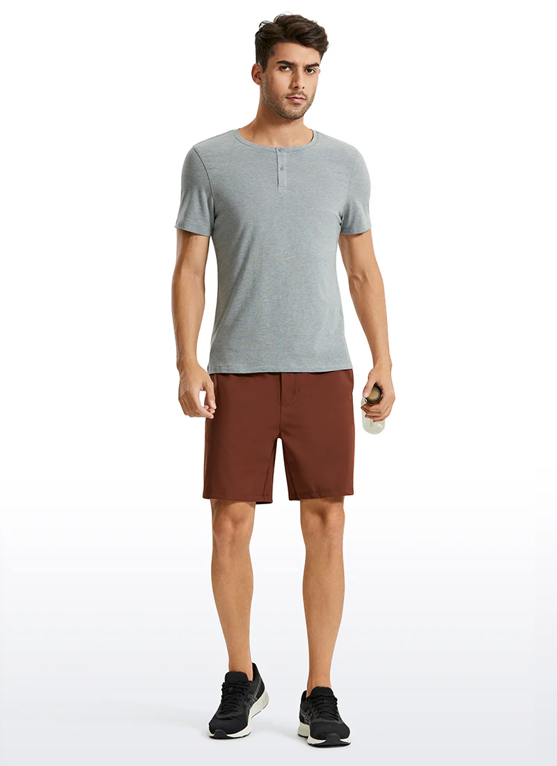 Pima Cotton Henley Short Sleeves - Image 17