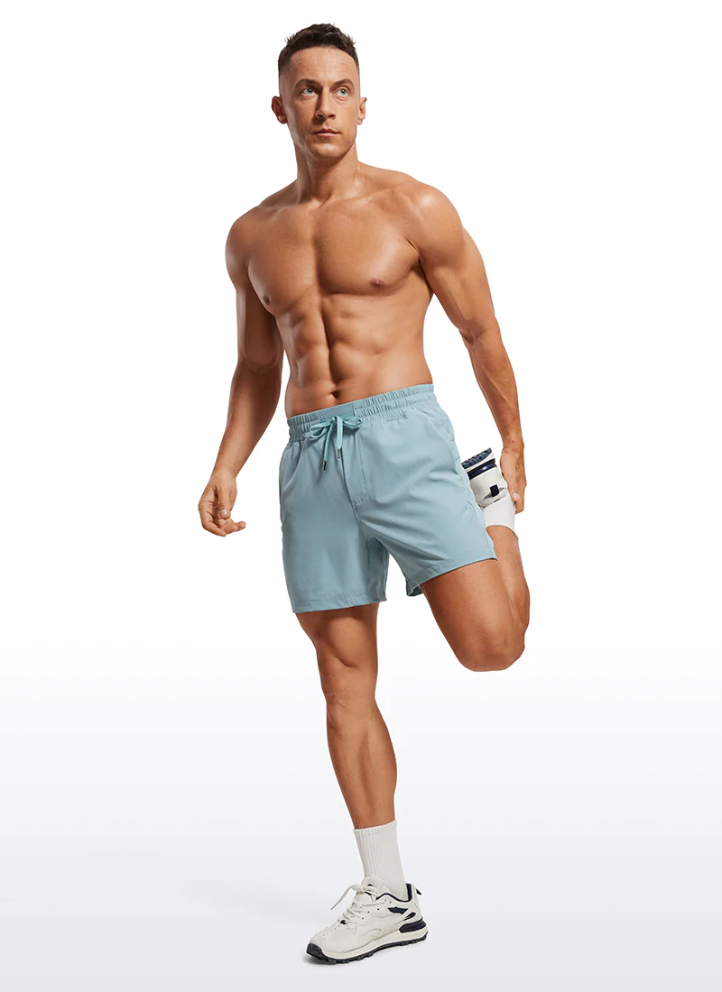 Feathery-Fit 2 in 1 Athletic Shorts 5''- with Pockets - Image 18