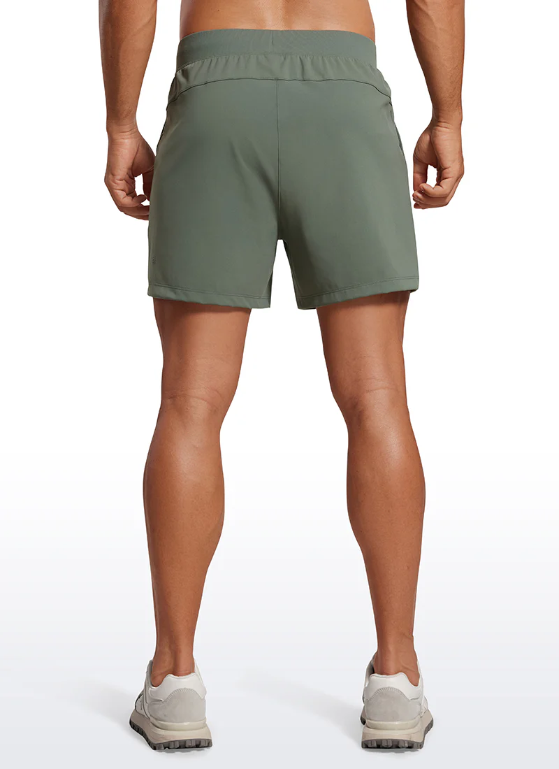 On the Travel Linerless Shorts 5'' with Pockets - Image 2