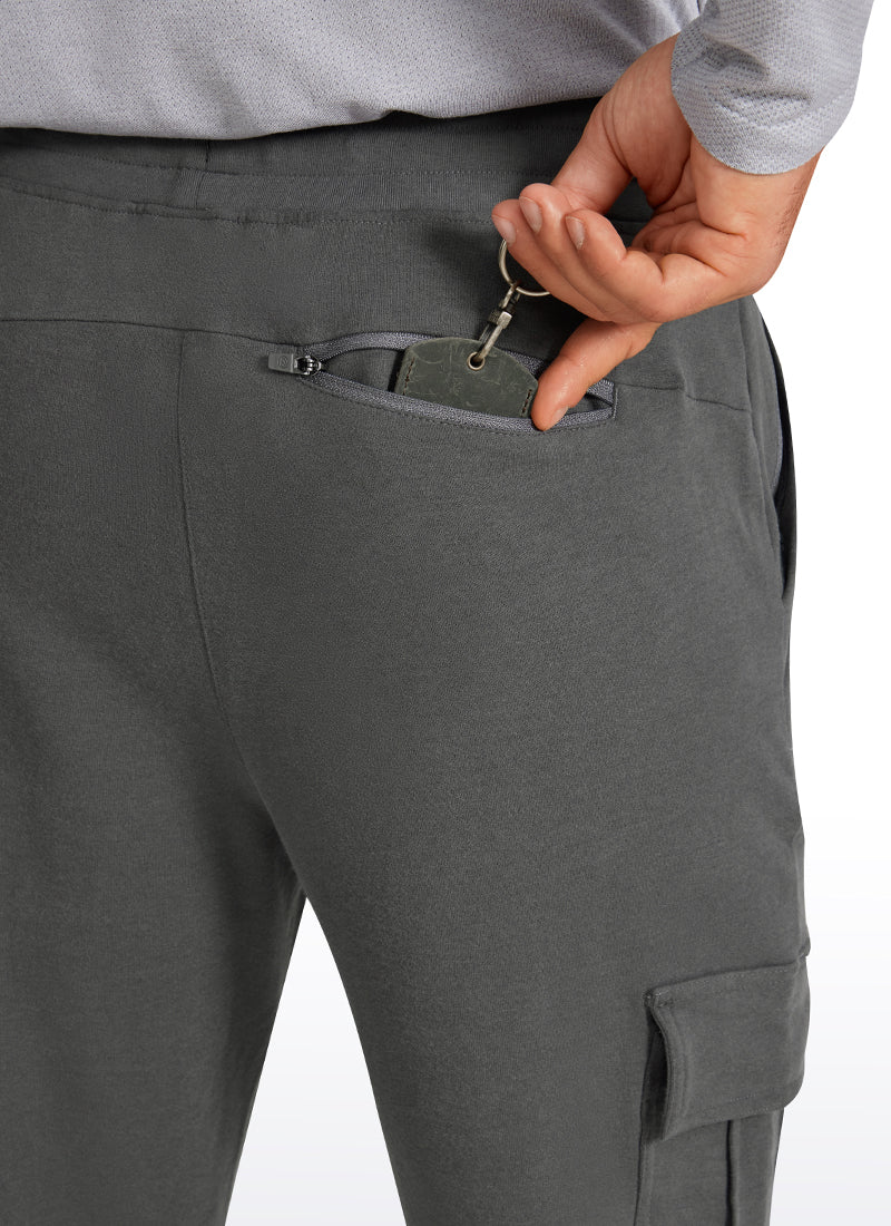 Stretch Classic-Fit Sweatpants with Multi Pockets 29" - Image 12