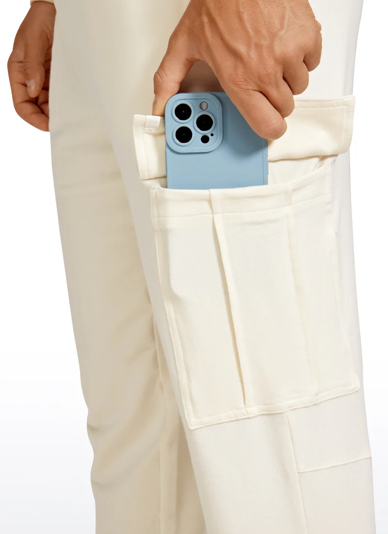 Stretch Classic-Fit Sweatpants with Multi Pockets 29" - Image 4