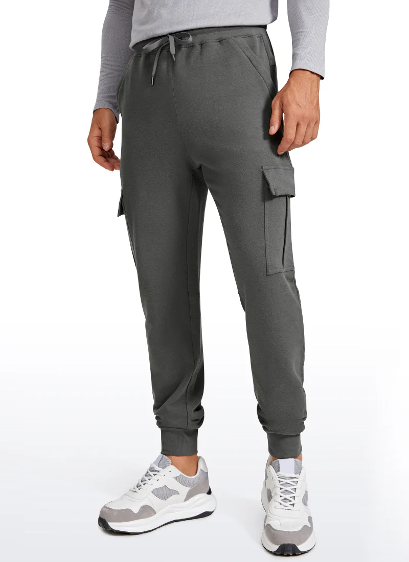 Stretch Classic-Fit Sweatpants with Multi Pockets 29" - Image 9