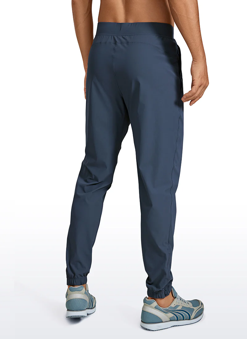 Lightweight Quick Dry Slim-Fit Joggers 29"-Zipper Pockets - Image 15