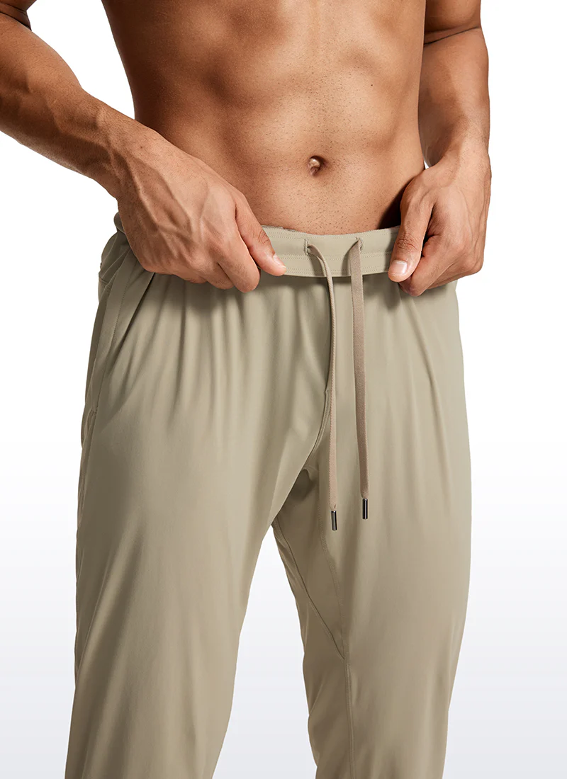 Lightweight Quick Dry Slim-Fit Joggers 31"-Zipper Pockets - Image 30