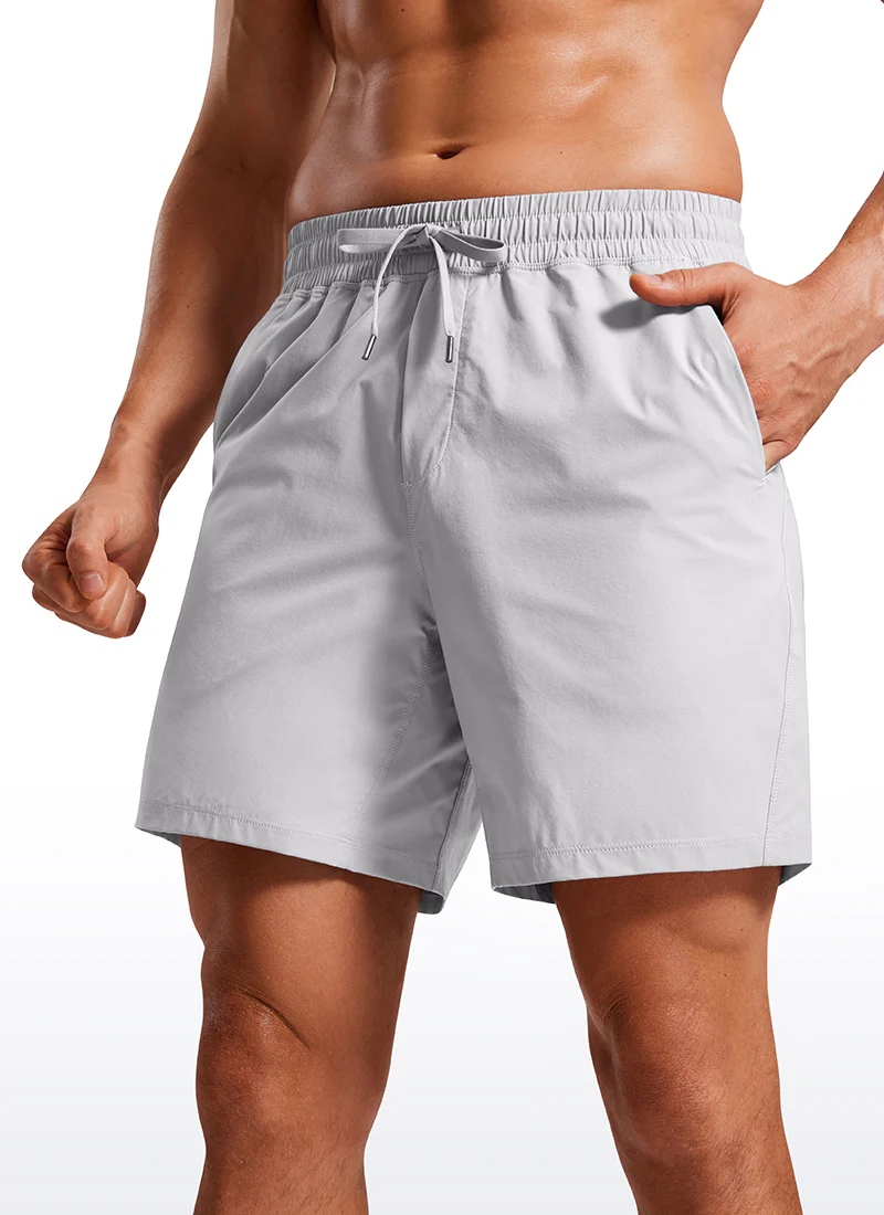 Lightweight Athletic Pocketed Shorts 7''- Linerless - Image 45