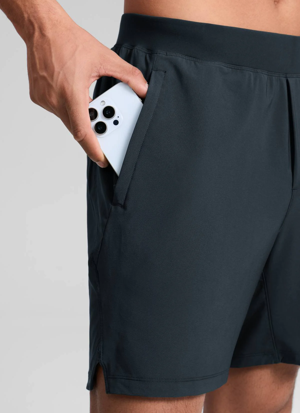 Feathery-Fit Soft Linerless Split Shorts 7" - Image 9