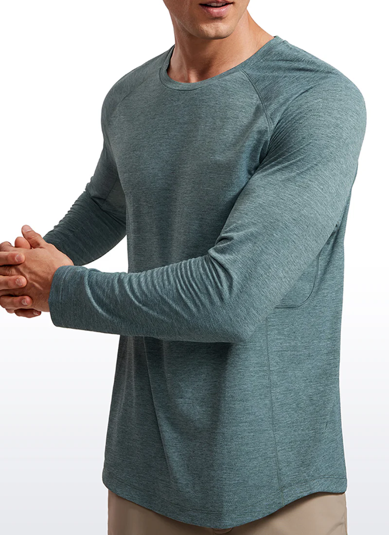 Lightweight Rounded Scallop Bottom Long Sleeves - Image 32