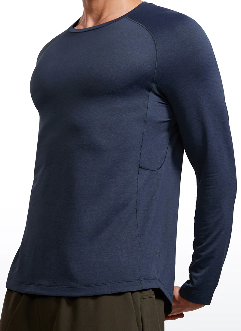 Lightweight Rounded Scallop Bottom Long Sleeves - Image 36