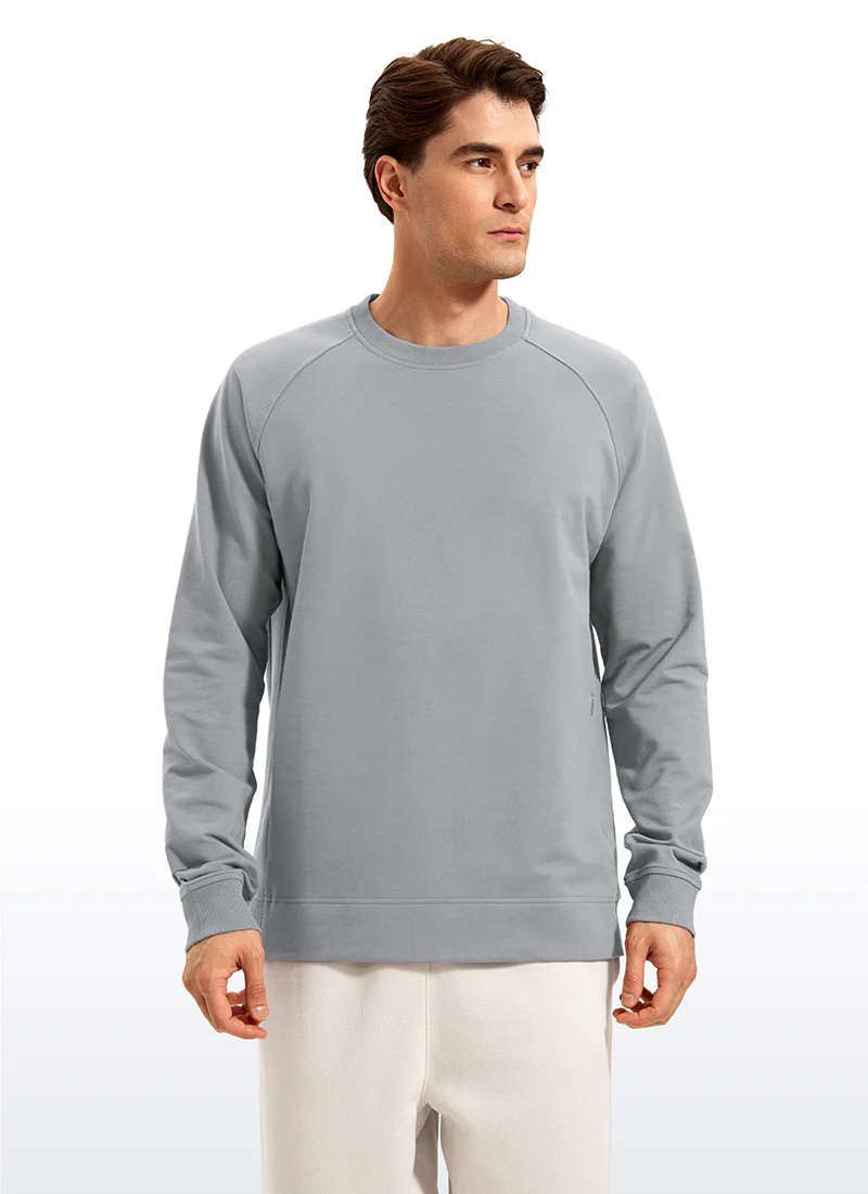 French Terry Pullover Sweatshirts with Zip Pockets - Image 35