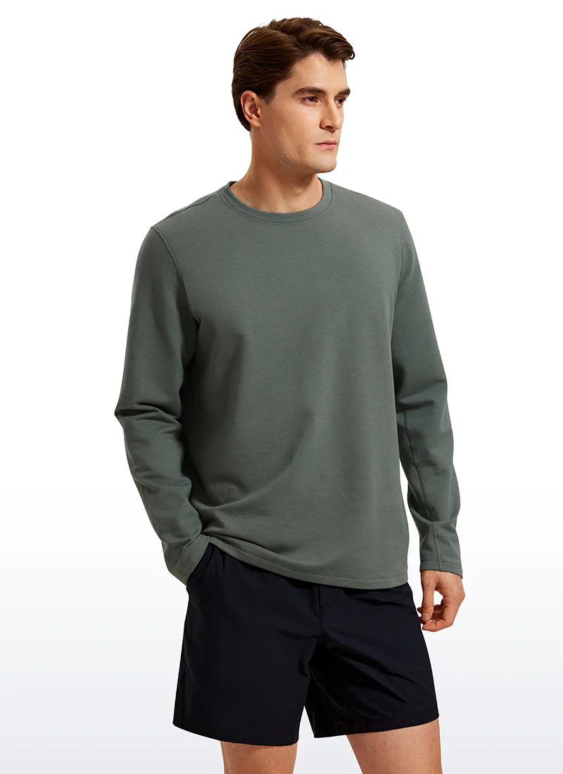 Softness Fleece Crewneck Pullover Sweatshirt - Image 26