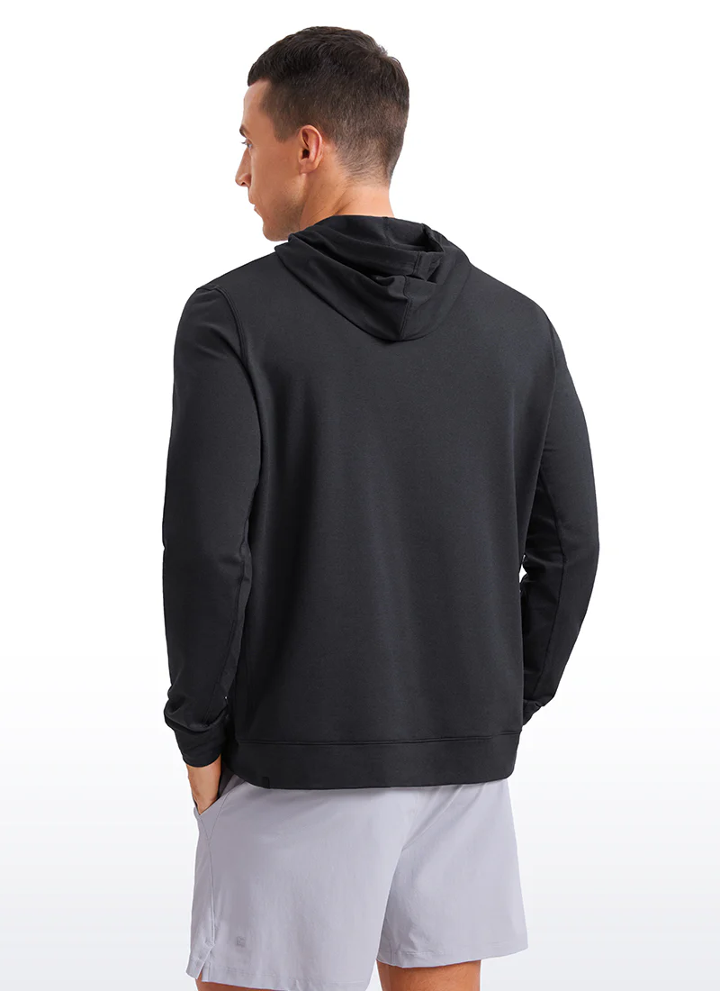 Cloud Jersey Pullover Hoodie Long Sleeve with Pocket - Image 23