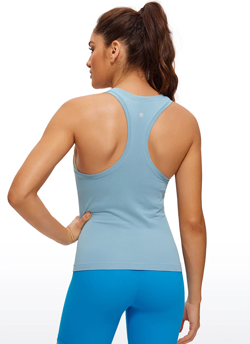Seamless Scroop Neck Racerback Tank - Image 14