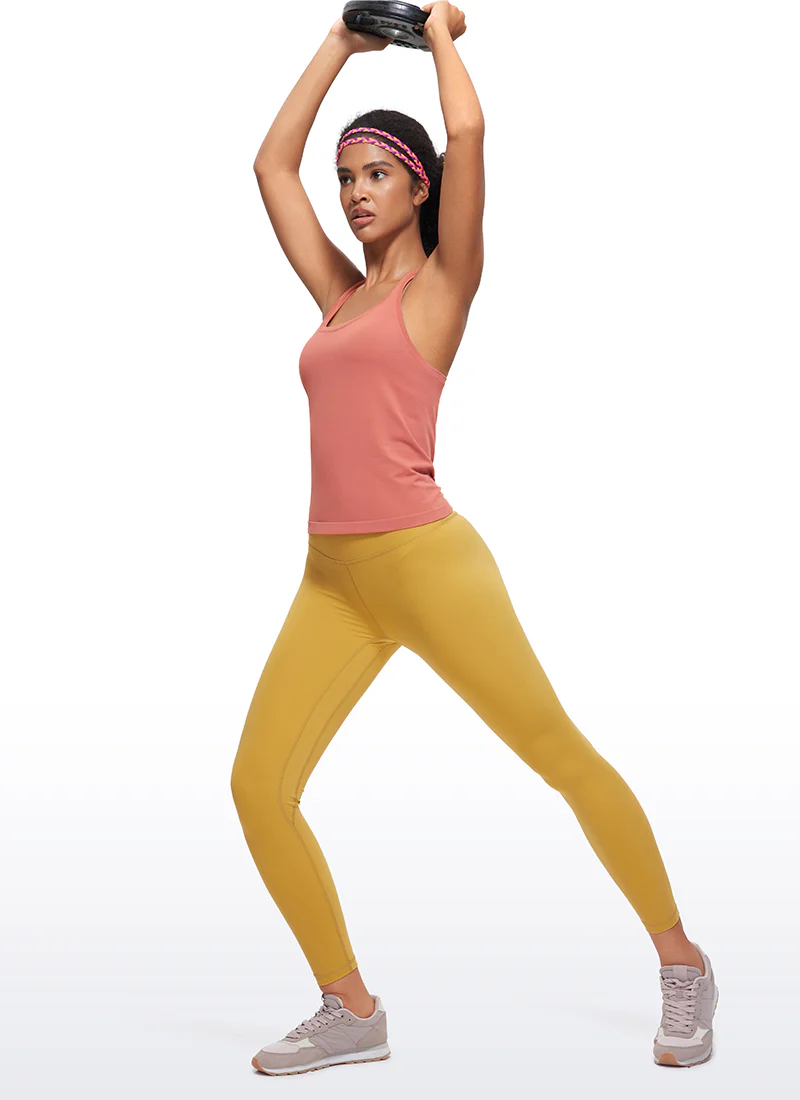 Seamless Scroop Neck Racerback Tank - Image 3