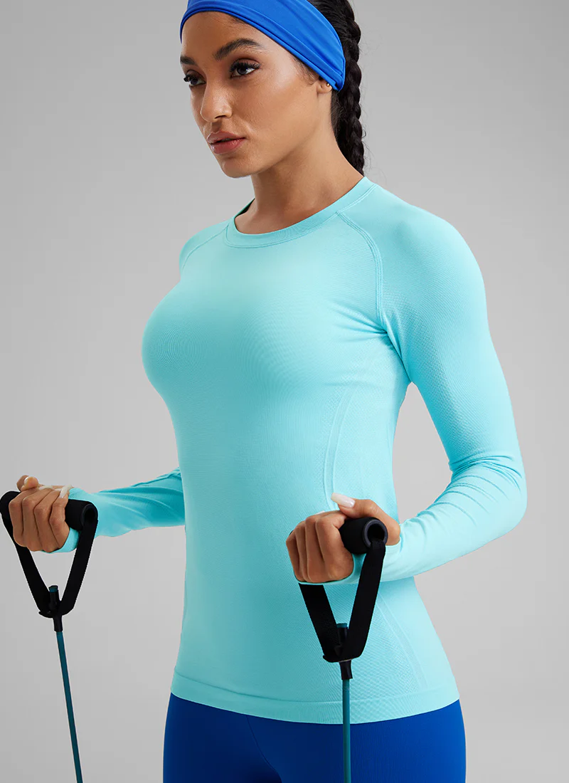 Seamless Crew Neck Long Sleeve - Image 21
