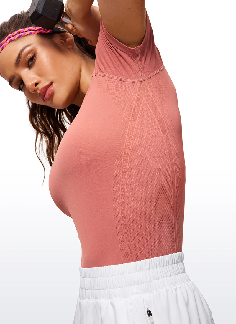 Seamless Hip Length Short Sleeve - Image 4
