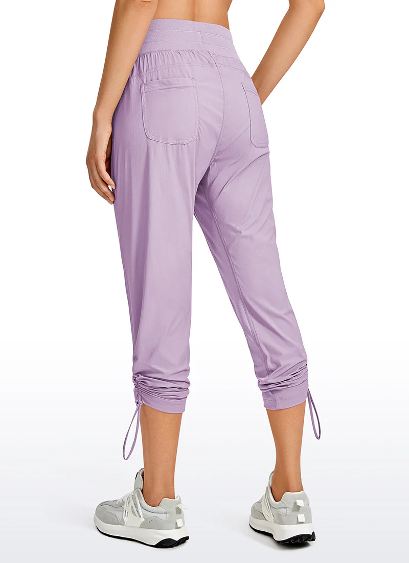 Striped Pants with Pockets 25''- Cinched Leg - Image 27