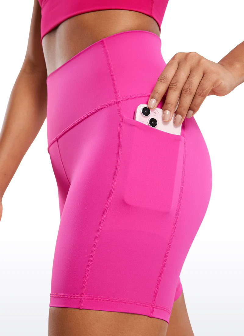 Nakedfeel Pocket Yoga Shorts 6'' - Image 37