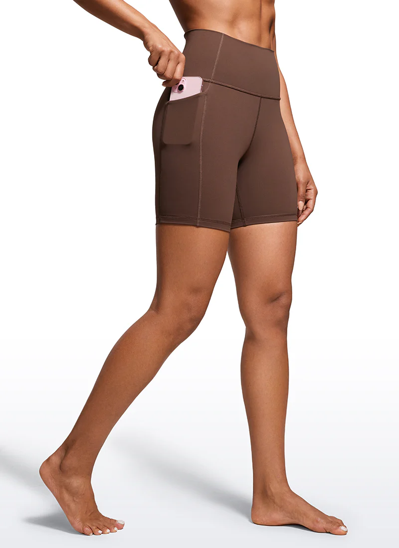 Nakedfeel Pocket Yoga Shorts 6'' - Image 38